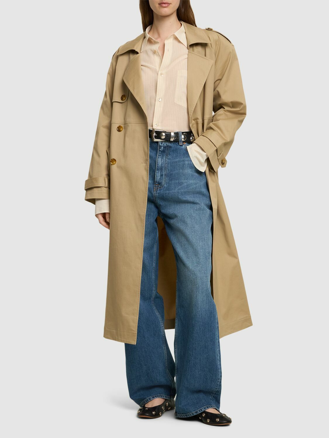 DESIGNERS REMIX Dylan Cotton Blend Trench Coat