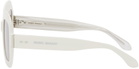 Isabel Marant White Square Sunglasses