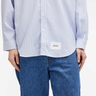 WTAPS Men's 01 Stripe Coolmax® Shirt in Blue