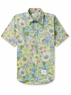 Thom Browne - Button-Down Collar Floral-Print Cotton-Voile Shirt - Green