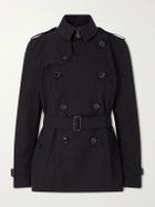 Burberry - Kensington Cotton-Gabardine Trench Coat - Black