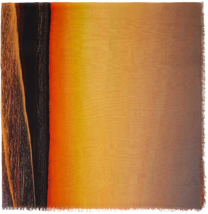 Photo: Louisa Ballou Orange & Yellow Printed Scarf