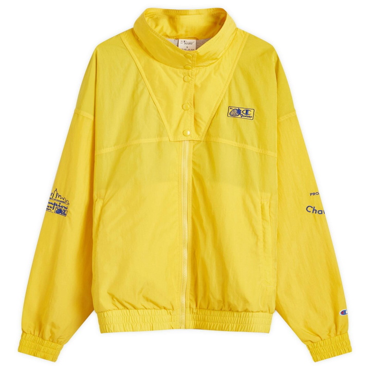 Photo: Champion Women's x Guizio Windbreaker in Yellow Cab
