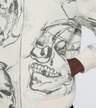Alexander McQueen Skull printed bomber jacket