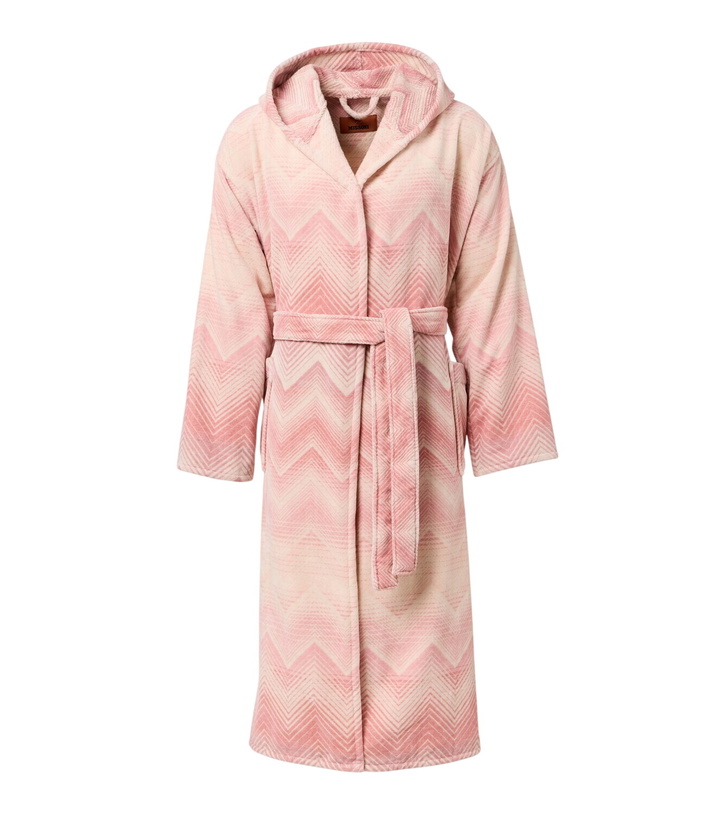 Photo: Missoni Marea chevron cotton terry bathrobe