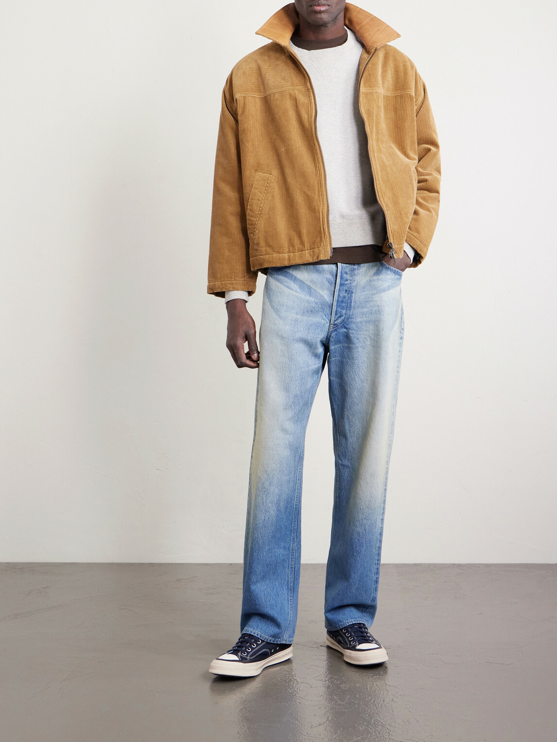 Visvim - Jumbo SB Wool and Cotton-Blend Jersey Sweatshirt - Gray