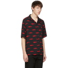 McQ Alexander McQueen Black and Red Racing Billy 03 Shirt
