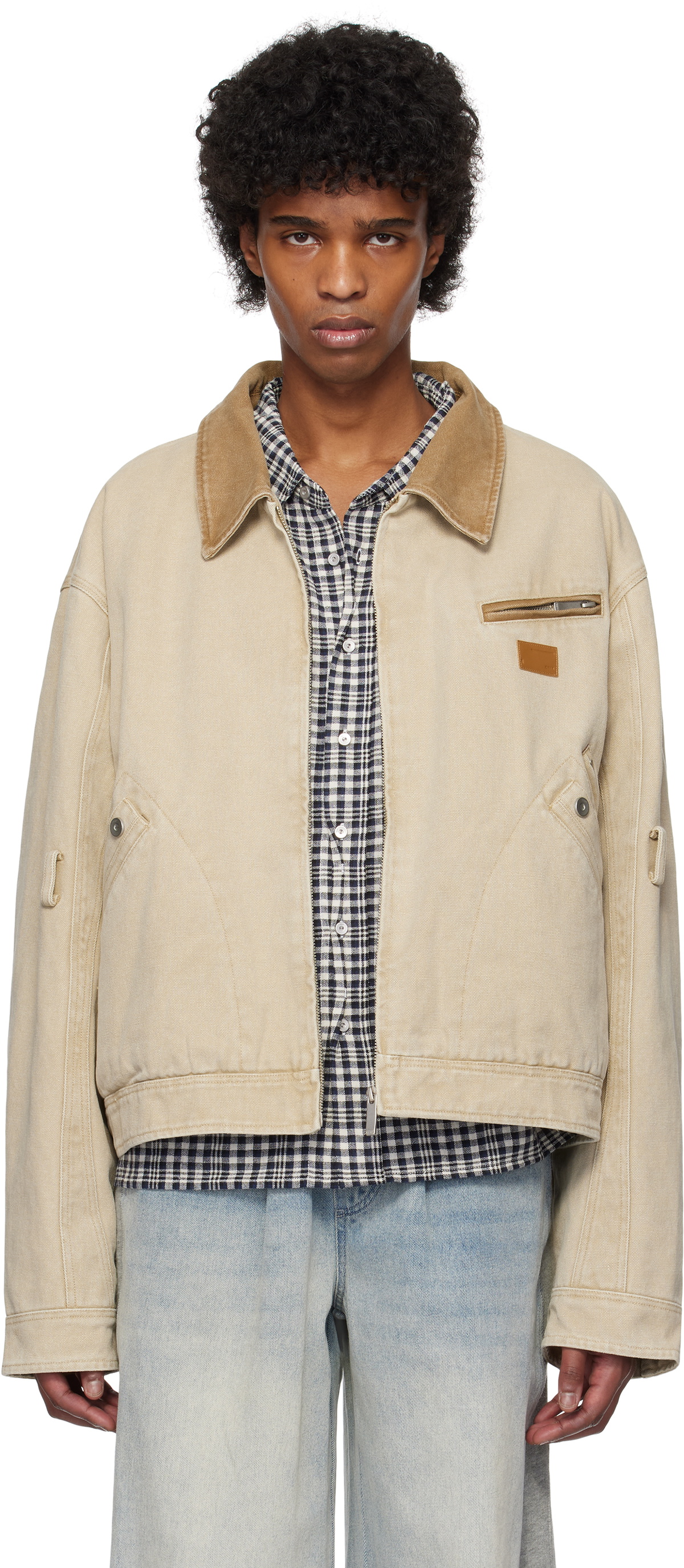 C2H4 Khaki Mechanist Work Jacket