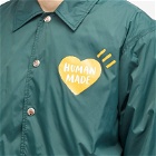 Human Made Men's Coach Jacket in Green