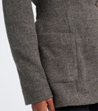 Magda Butrym Double-breasted wool and cashmere-blend blazer
