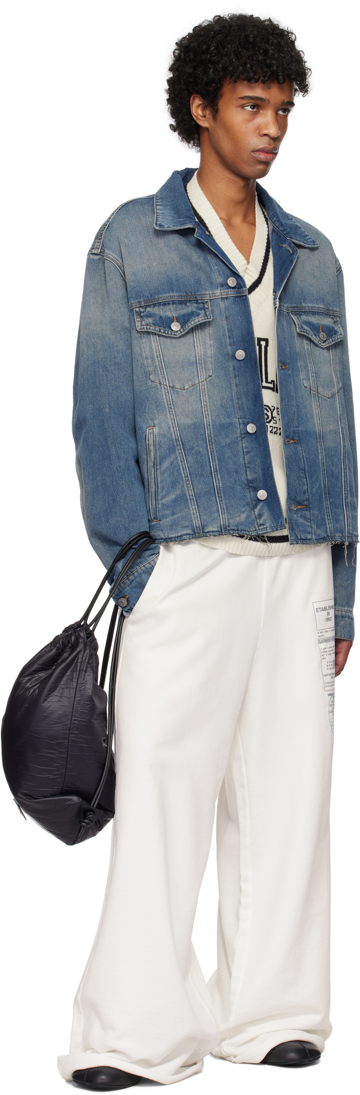 MM6 Maison Margiela Black Numeric Backpack