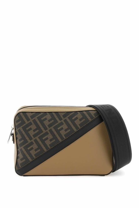 Photo: FENDI fendi diagonal camera bag Beige
