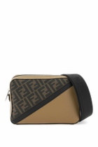 FENDI fendi diagonal camera bag Beige