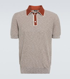 Zegna - Cotton and silk polo shirt