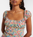 Montce Millie floral cotton top