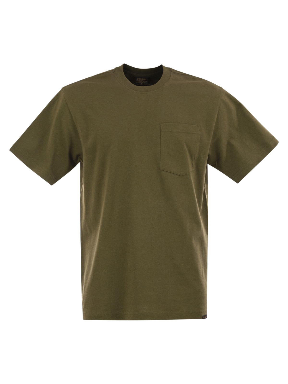 Tシャツ・カットソー FILSON Cotton T-shirt with breast pocket (FMTEE0112 129) Filson Men's Pioneer Pocket T-Shirt in Black Filson
