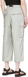 Afield Out Grey Cotton Trousers