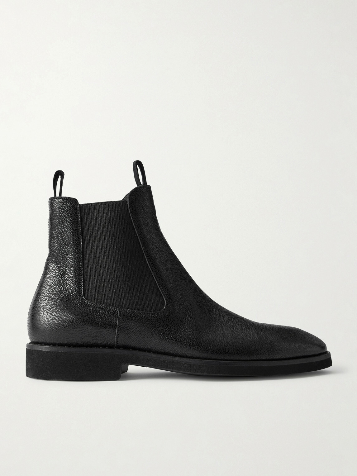 TOM FORD - Owen Grained-Leather Chelsea Boots - Black