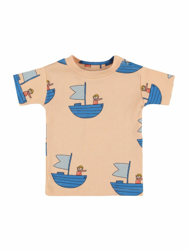 Photo: THE CAMPAMENTO Printed Cotton Blend Jersey T-shirt