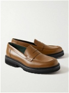 VINNY's - Richee Leather Penny Loafers - Brown