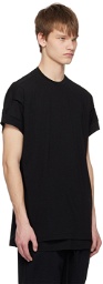 The Viridi-anne Black Double-Layered T-Shirt