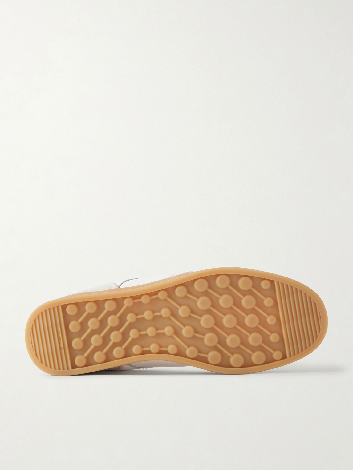 Mr P. - Colour-Block Suede and Leather Sneakers - White