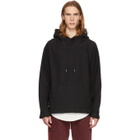 Facetasm Black Fraying Hoodie