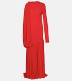 Calvin Klein Collection Sara draped jersey gown