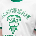 ICECREAM Men's IC Sharks Ringer T-Shirt in White