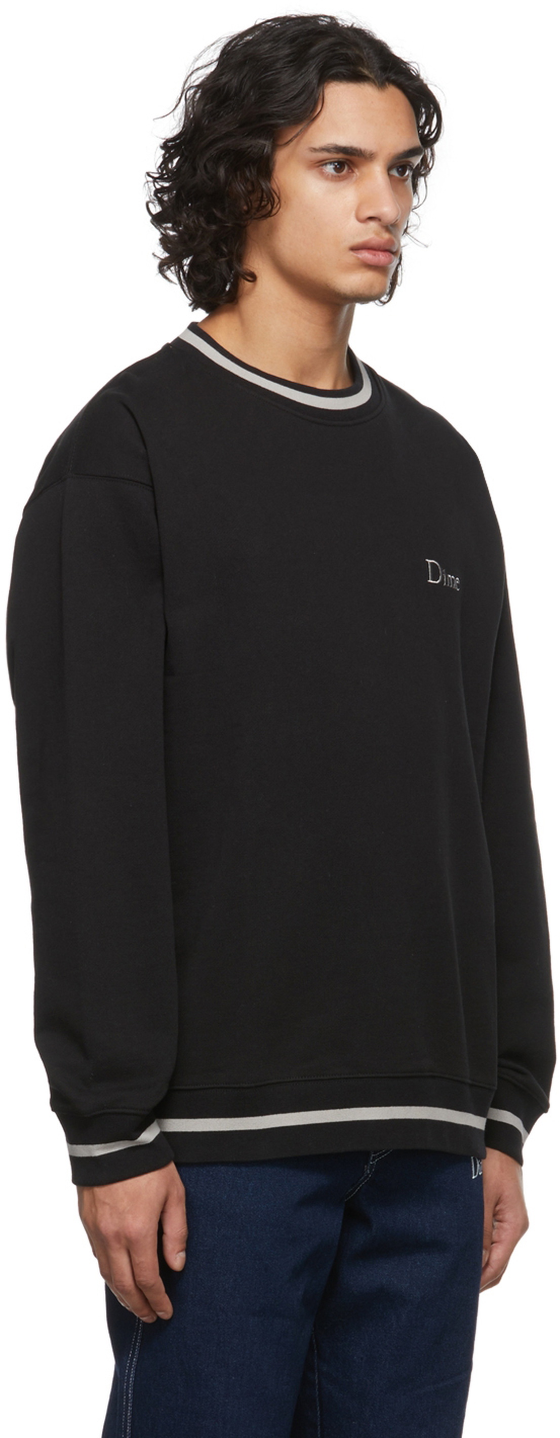 Dime Black Classic French Terry Crewneck Dime