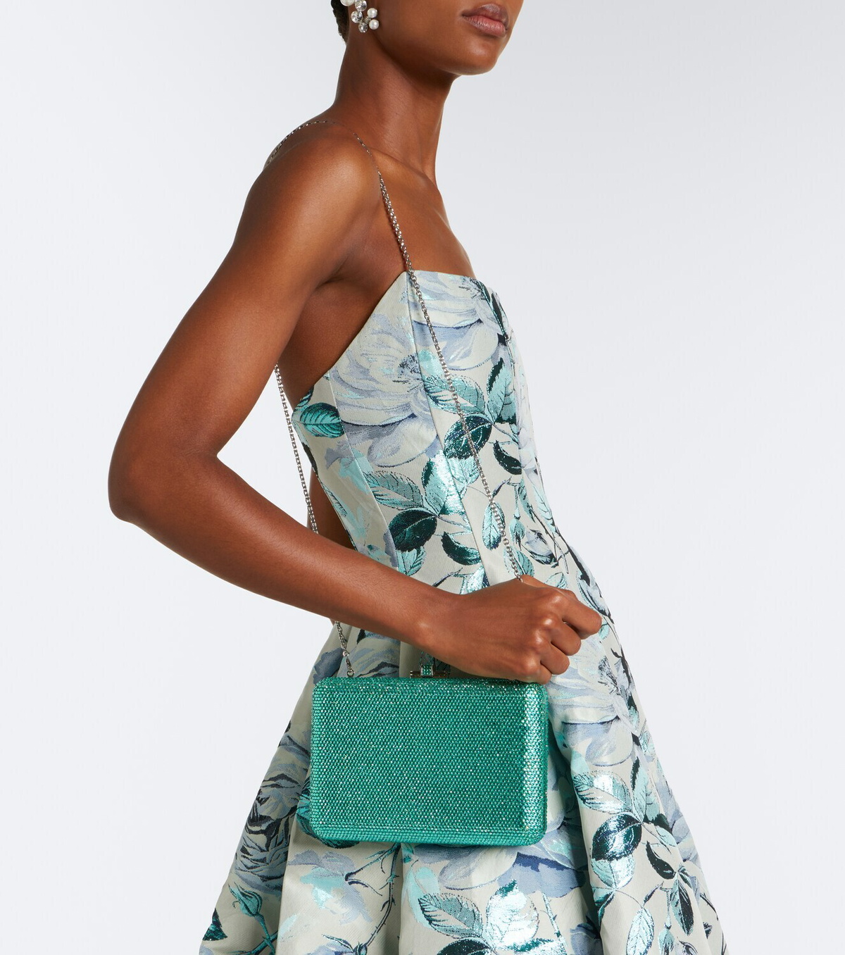 Judith Leiber Couture Slim Slide embellished clutch