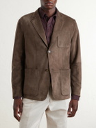 Canali - Suede Blazer - Brown