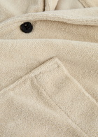 Paige Colvin Cotton-blend Terry Shirt Cream
