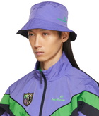 Sergio Tacchini Reversible Navy & Purple Nast Edition Novara Bucket Hat