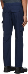 John Elliott Navy Back Sateen Cargo Pants