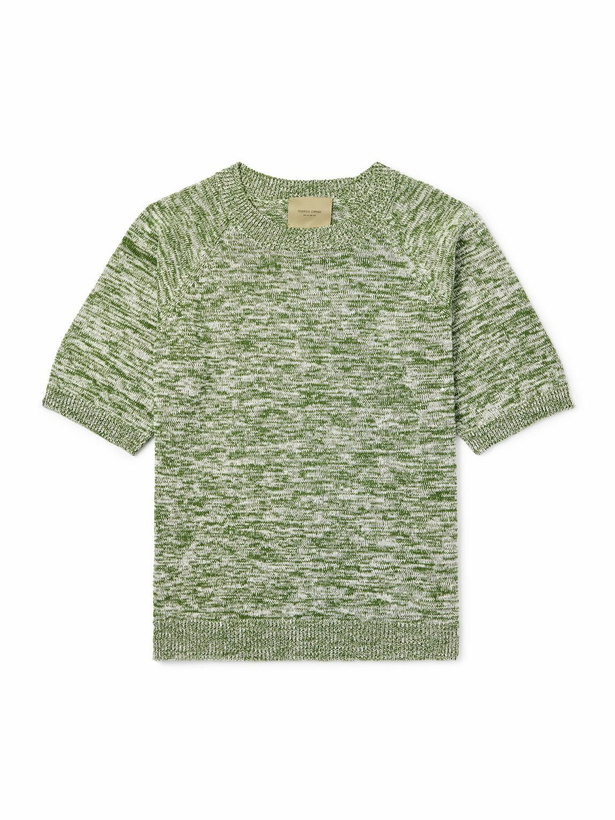 Photo: Federico Curradi - Linen and Organic Cotton-Blend T-Shirt - Green