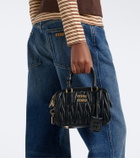 Miu Miu Arcadie matelassé leather top-handle bag