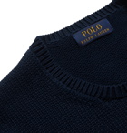 Polo Ralph Lauren - Logo-Intarsia Cotton Sweater - Blue