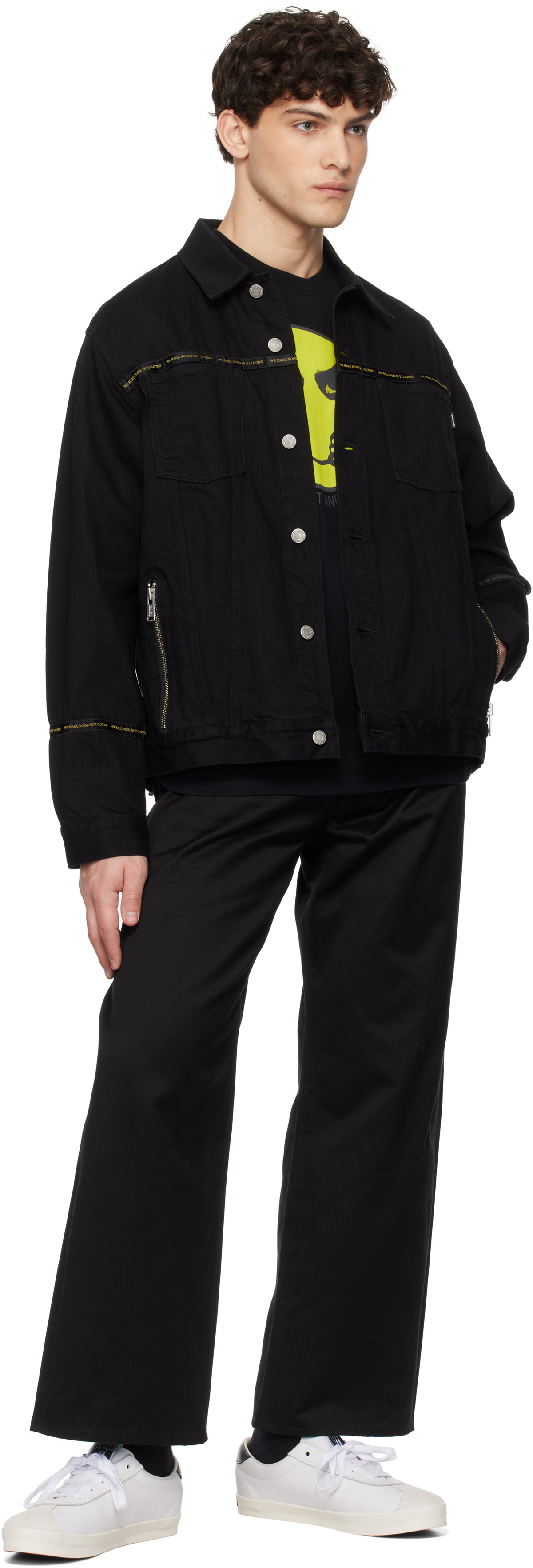 UNDERCOVER Black Pocket Denim Jacket Undercover