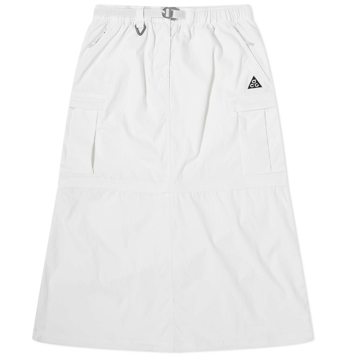 Photo: Nike Women's ACG Zip Off Smith Summit Skirt in Summit White/Black