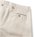 Dolce & Gabbana - Linen Shorts - Neutrals