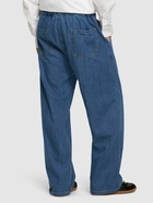 THE FRANKIE SHOP Wide Cotton Denim Jogging Jeans