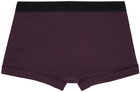 TOM FORD Purple Jacquard Boxers