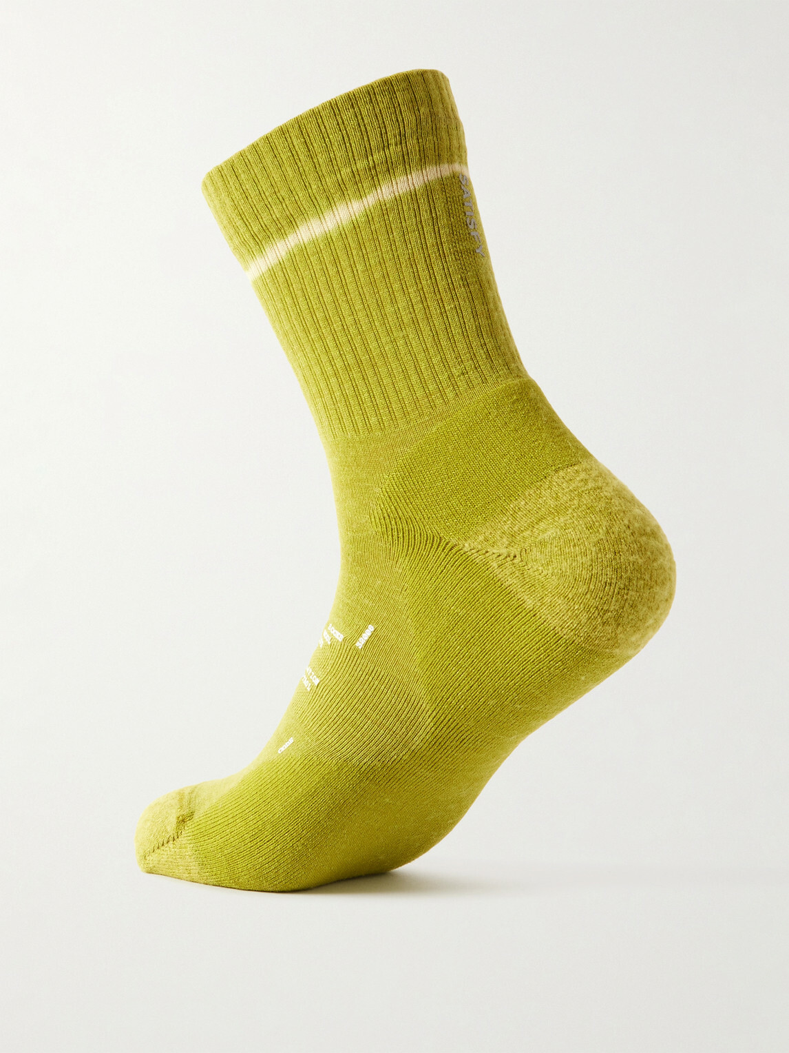 Satisfy - Stretch Merino Wool-Blend Socks - Green