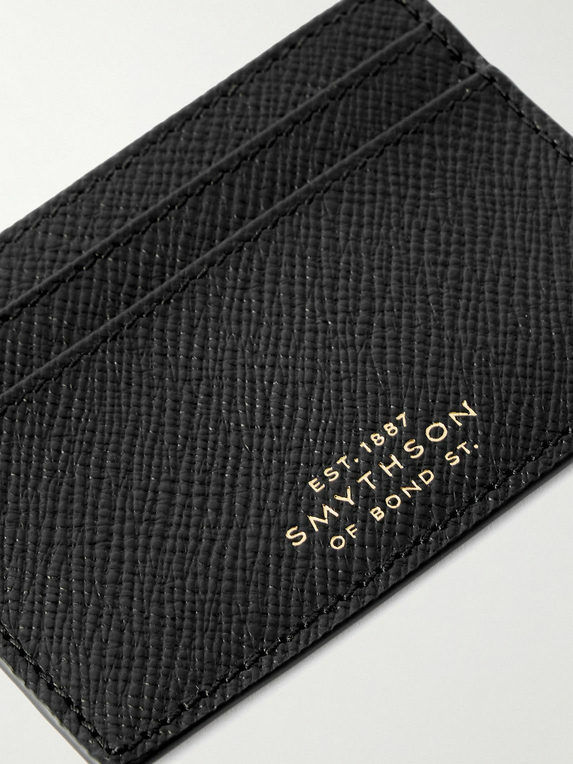 Smythson - Panama Cross-Grain Leather Cardholder