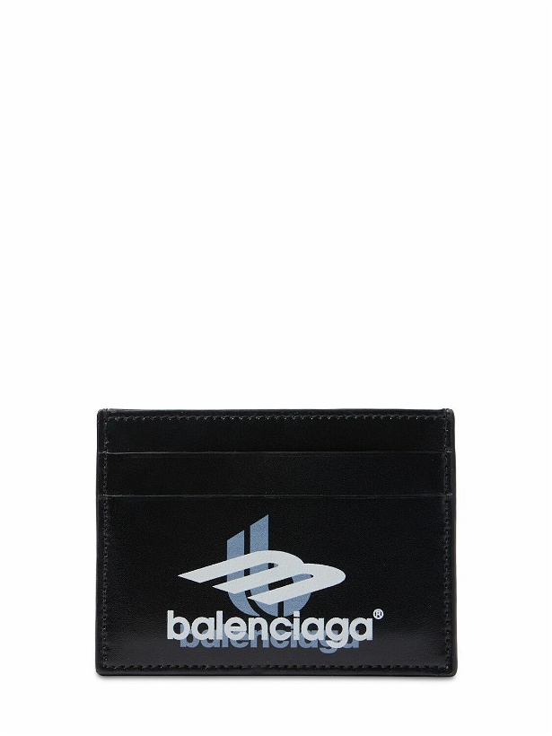 Photo: BALENCIAGA - Square Leather Card Holder