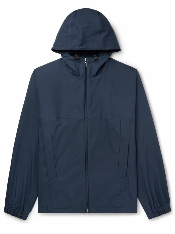 Photo: Loro Piana - Medway Shell Hooded Jacket - Blue