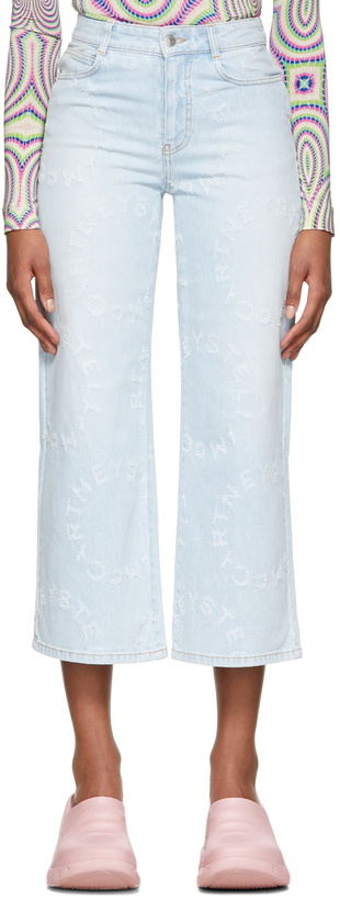 Photo: Stella McCartney Blue Cropped Jeans