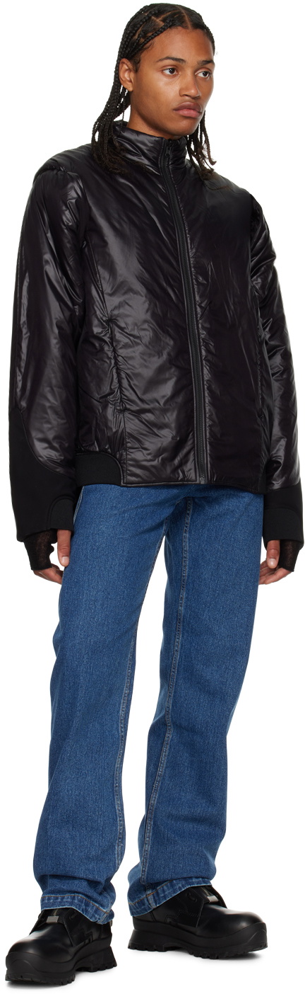 LOW CLASSIC Black Reversible Down Jacket