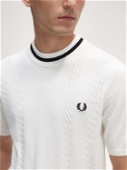 Fred Perry   T Shirt White   Mens